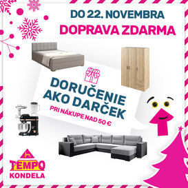 DOPRAVA ZADARMO PRI NÁKUPE NAD 50 €